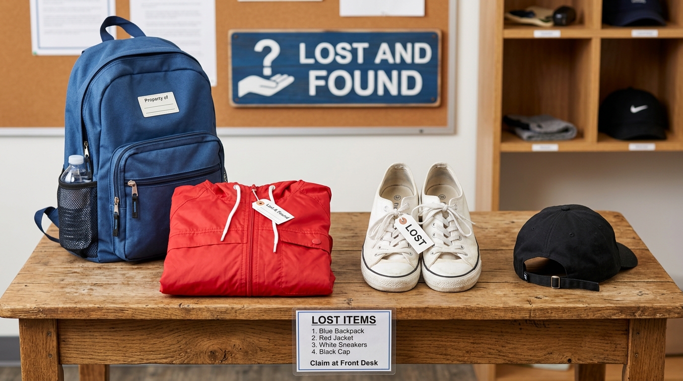 Lost and found clothes